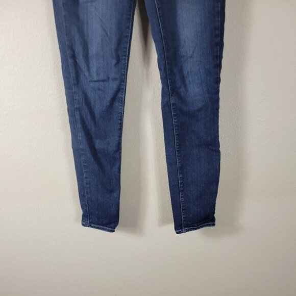 Paige Hoxton Ankle Skinny Jeans - Medium Dark Rinse Wash Denim Size 25 - Picture 2 of 14
